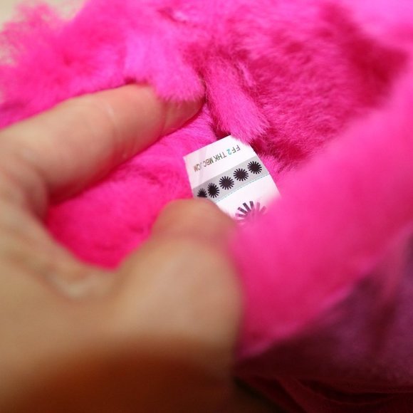 NIB UGG TODDLER BAILEY BOW II WATER RESISTANT SUEDE SHEARLING BOOTS PINK - Picture 5 of 8